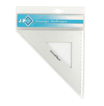 M+R Sigat - équerre De Dessin En Plastique Transparent - 45°/45°- 36cm